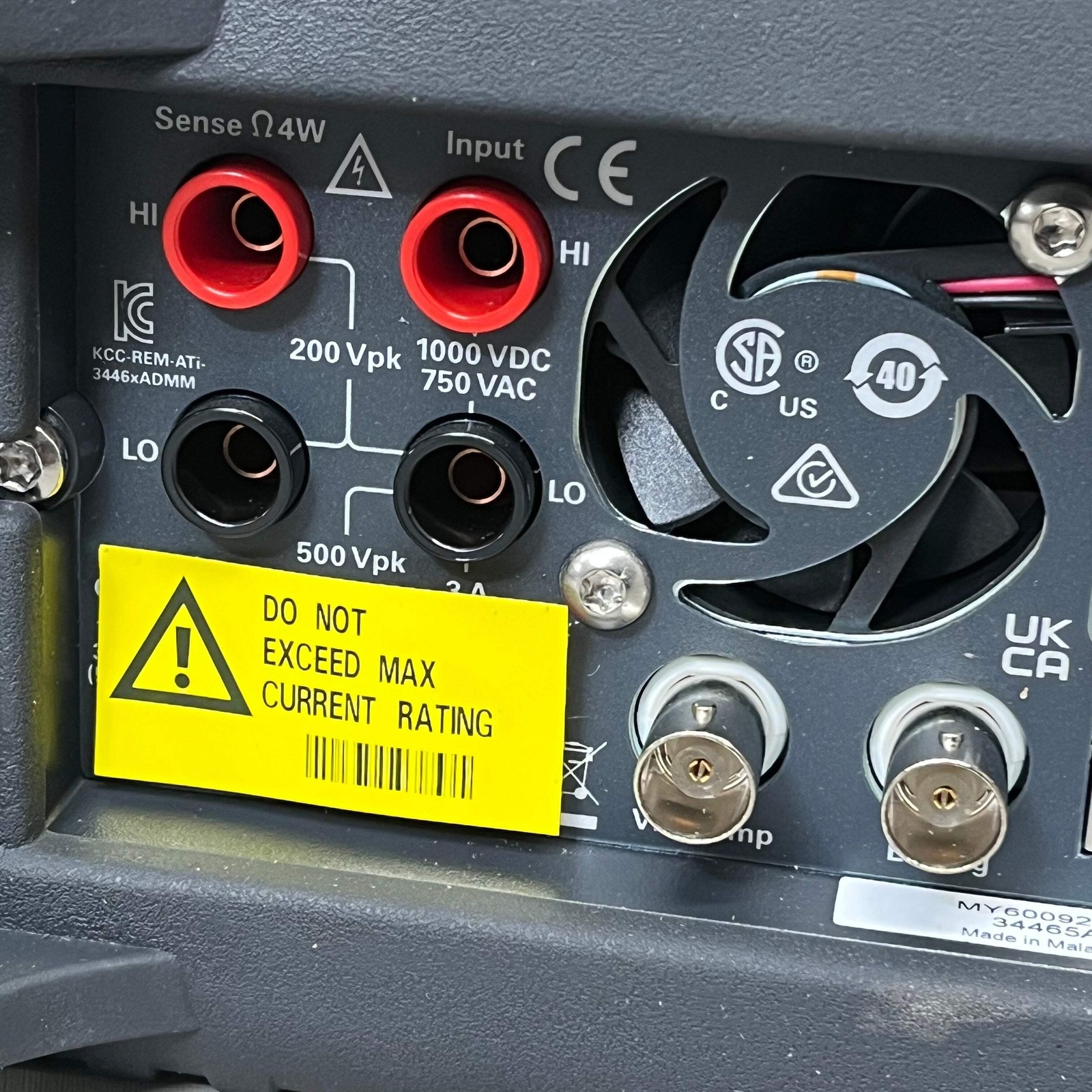 KEYSIGHT Truevolt Digital Multimeter 6.5 Digit Max 50,000 rdgs/s 34465A-CFG017