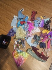 Big Lot of Vintage Barbie Clothes Accessories Shoes Boots Doll Clothing