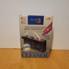 Allsop 3 VHS VCR Head, Tape Path  Tape Drive Cleaner