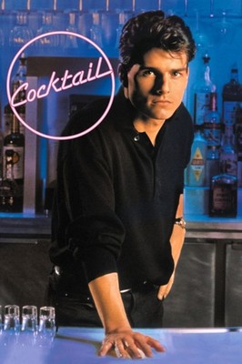 1988 Cocktail Movie Poster 11X17 Tom Cruise Brian Flanagan Elisabeth Shue    