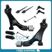 Control Arm Ball Joint Tie Rod and Sway Bar Link Kit for 08-09 Front End - 10pcs