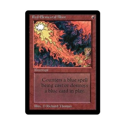 WotC MtG Beta Red Elemental Blast (C) Fair