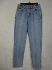 Vintage Calvin Klein Jeans Womens 12 Light Wash High Rise Mom Denim USA 90s