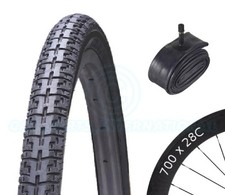 Bicycle Tyre Bike Tire - Road / Highway - 700 x 28C - With Schrader Tube