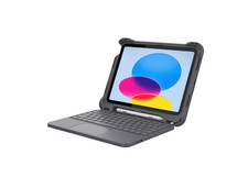 Brenthaven Rugged Keyboard Case iPad 10th Gen 10.9 11-inch Trackpad USB-C Gray