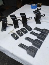 Full Set Thule Gutter Roof Rack Feet Towers W Locks Keys 03 Pad 67 Clips Flat