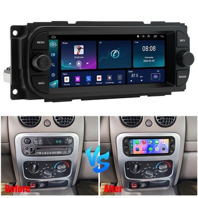 For Chrysler 300M 1999-2004 Fit for Carplay Radio Car Player GPS Kit 2GB+32GB