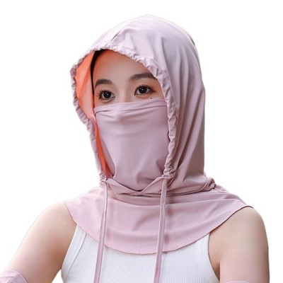 Summer Balaclava Hat Face Mask with Neck Guard UV Protection Full Head Mask f...