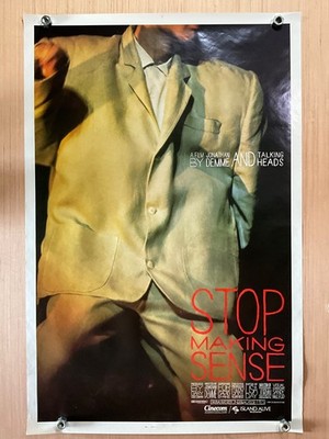 Talking Heads Stop Making Sense Original  Movie Poster Rolled 27X41 David Byrne