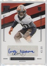 2021 Panini Impeccable Rookie Auto 43/99 Greg Newsome II #151 Auto 1u6