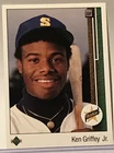 1989 Upper Deck - Star Rookie Ken Griffey Jr #1 (RC) CENTERED CLEAN GREAT HOLO