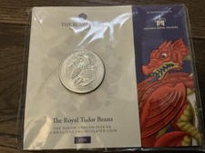 Royal Tudor Beasts Dragon £5 Coin Pack 2024