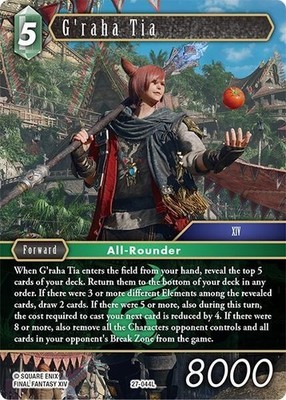 G'raha Tia Foil - 27-044L NM - Final Fantasy