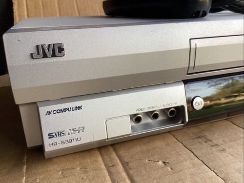 JVC Super VHS ET Player Recorder HR-S3911U SVHS Hi-Fi With Remote - Picture 2 of 24