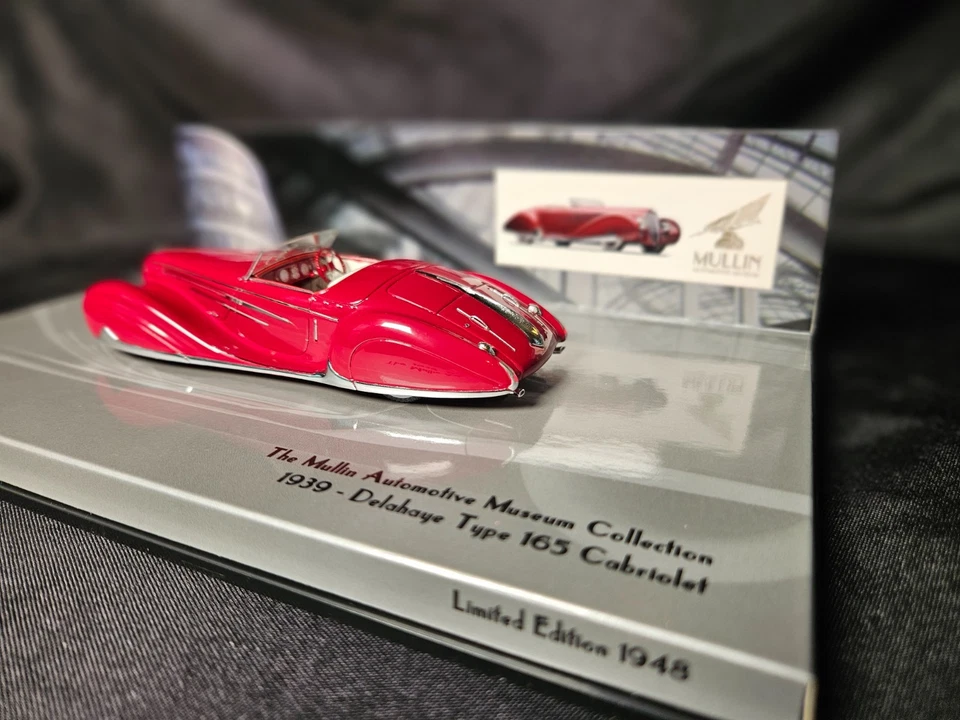 Paul's Model Art 1939 Delahaye Type 165 Cabriolet 1:43 Scale Inv. #4244 - Image 4 of 4