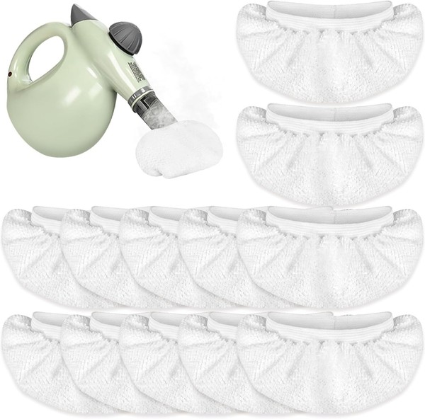 Paquete de 10 paños de microfibra para tiro de vapor portátil, accesorios de limpiador de vapor,...