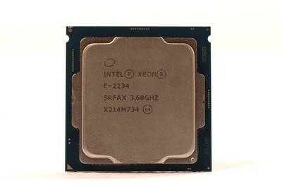 Intel Xeon E-2234 3.60GHz 4-Core 8-Thread 8MB LGA 1151 CPU P/N: SRFAX Tested