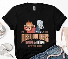 HOT!!! Miser Brothers Heating & Cooling T-Shirt, Christmas 2025 Shirt Multicolor