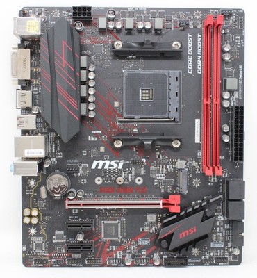 MSI B450M Gaming Plus AMD B450 microATX Mainboard Sockel AM4 (#34008)