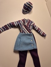 Barbie Kleidung outfit chic corduroy fashion vintage 
