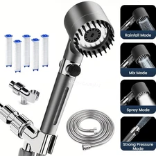 High Pressure Shower Head with Handheld Spray Combo, Rain ShowerHead with Filter