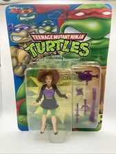 April The Ravishing Reporter 1992 TMNT Turtles 4" Figure READ