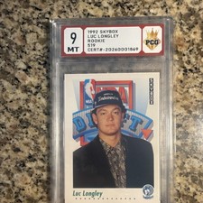 SkyBox 1991-92 Luc Longley #519 Rookie PCG 9 Minnesota Timberwolves NBA