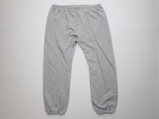 Vintage 80s Streetwear Womens Large Blank Triblend Gusset Sweatpants Joggers USA