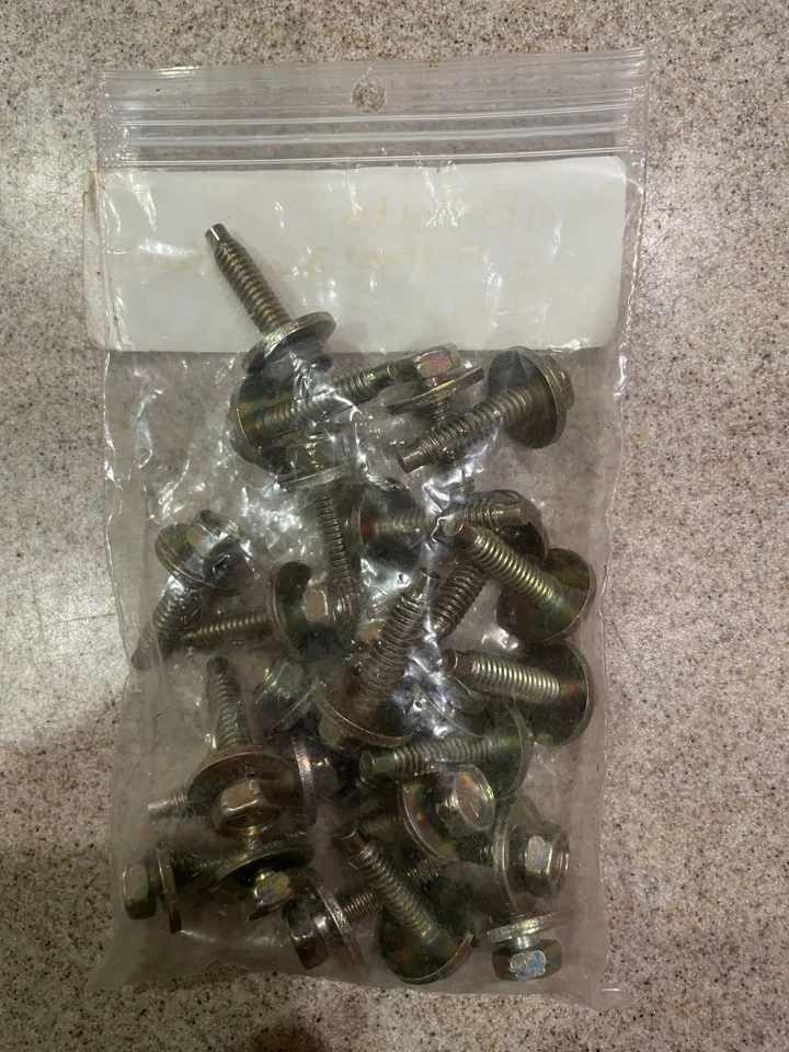 Новый 1996-2002 Dodge Viper цинк анодированный класса 5 болтов спереди - задние крышки бампера - Изображение 3 из 4