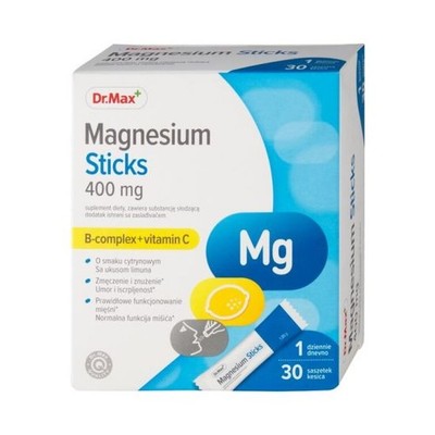 2 x Dr Max Magnesium Direct 400 con vitamina C 30 bustine energia ...