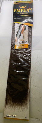 Sensationnel Empire 100% Human Hair Yaki 16'' Color: 4