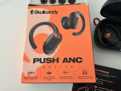 Skullcandy Push Active ANC, In-Ear Bluetooth Kopfhörer, True Black