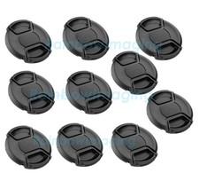 10 Pcs 55 mm Snap On Caps for Canon Nikon Pentax Olympus Fujifilm Sony Lens