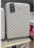It Luggage X-Large Expandable White Sea Shell Design Hard Suitcase New & Boxed 