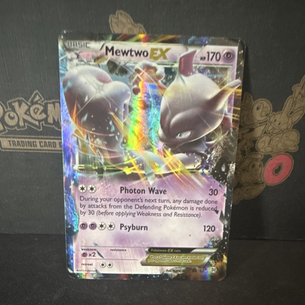 Pokmon TCG Mewtwo-EX Breakthrough Ultra Rare Full Art Holo 61/162 English  | eBay
