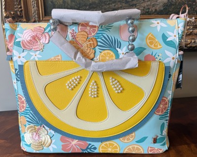 Loungefly Tropical Lemon Floral Convertible Backpack & Tote 