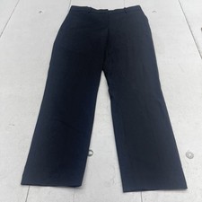 Theory Trecca 2 Classic Black Cropped Wool Blend Suit Dress Pants Women's Size 0