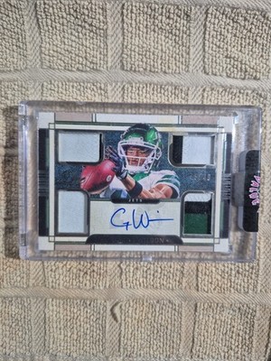 2023 Panini One Garrett Wilson - Quad Patch Autograph #43/49 Jets