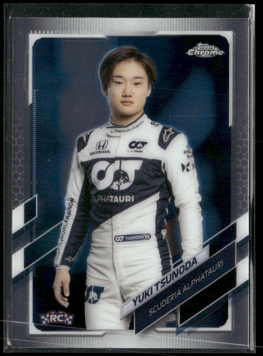 2021 Topps Chrome Sapphire Edition Formula 1 #14 Yuki Tsunoda