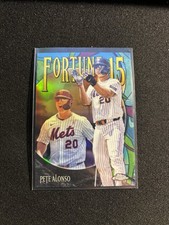 Topps 2025 Chrome Update Pete Alonso Mets Fortune 15 Insert F15-9