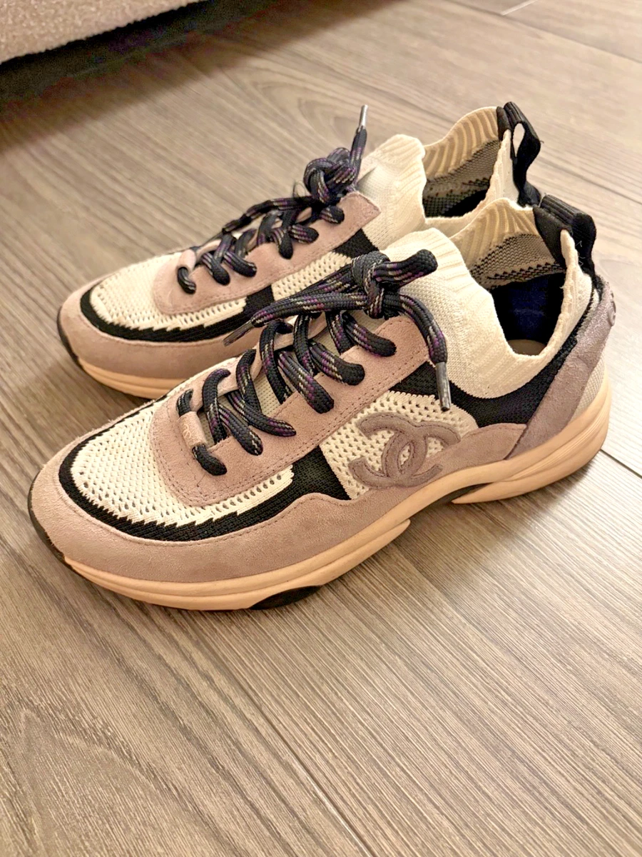 CHANEL Leather Low Top Athletic Shoes for Women for sale | eBay