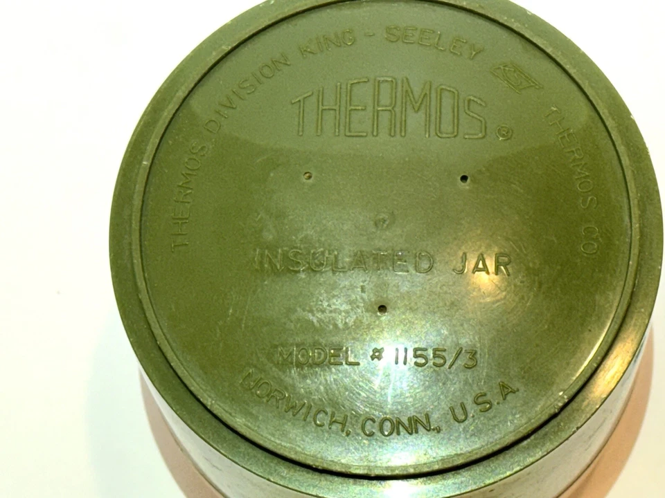 Tarro de comida fría caliente aislado termo Aladdin sopa hora del almuerzo tarro verde de 6 OZ Foto 4 de 4