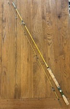 RARE Vintage USA Shakespeare (YELLOW) Wonderod 7' 2 Pc Fishing Rod #1267