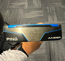 2026 PING Scottsdale Anser Putter 34” RH Steel Shaft Black/Blue w/ Headcover