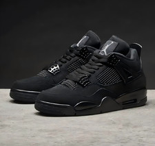 Jordan 4 ''Black Cat'' retro Basketball Men's Size 7-12 Shoes Mid Top Shoes