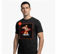 Image of He-Man Masters Of The Universe Inspired Print Men's Retro T-Shirt Sizes S to 2XL