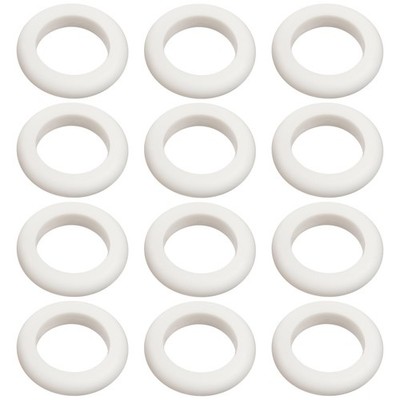 12 Pack Bumper Pool Table Rubber Rings Replacement Bumpers White