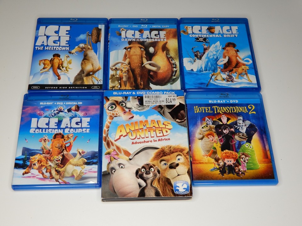 Lot of 35 Family & Children's Movies on Blu-ray - Disney, Animated ...