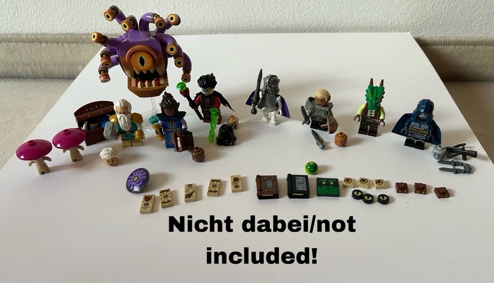 LEGO Ideas 21348 Dungeons & Dragons: Die Sage vom Roten Drachen NEU ohne Figuren - Bild 3 von 3