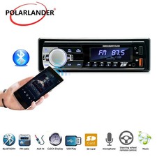 Single Din Car Stereo Bluetooth MP3 Player Dual USB SD FM Radio 60W x 4